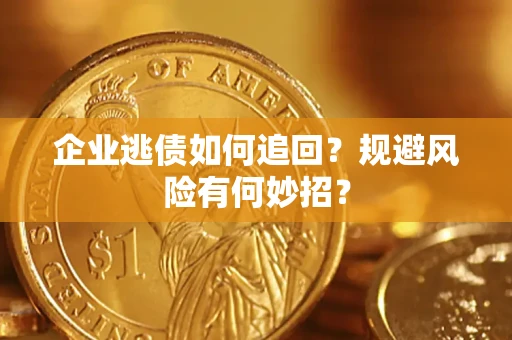 北京企业逃债如何追回？规避风险有何妙招？