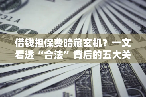 北京借钱担保费暗藏玄机？一文看透“合法”背后的五大关键陷阱