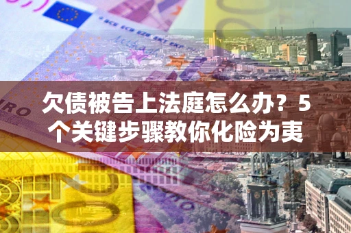 北京欠债被告上法庭怎么办？5个关键步骤教你化险为夷